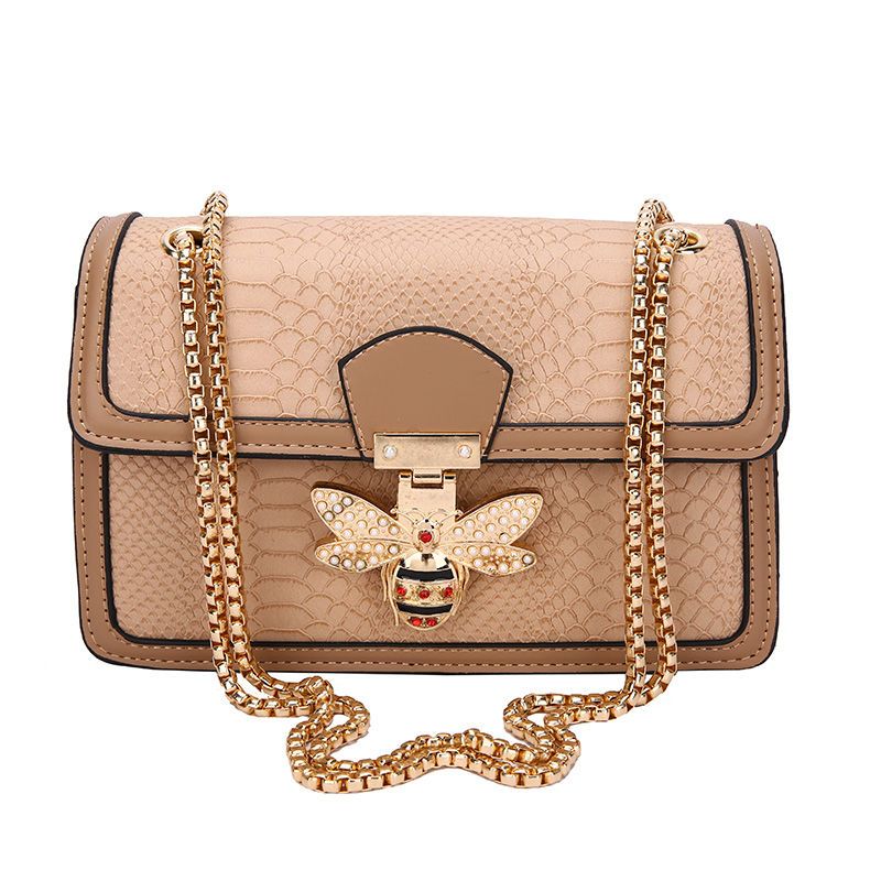 Elegant Crocodile Print Leather Crossbody Handbag for Women | ULZZANG BELLA