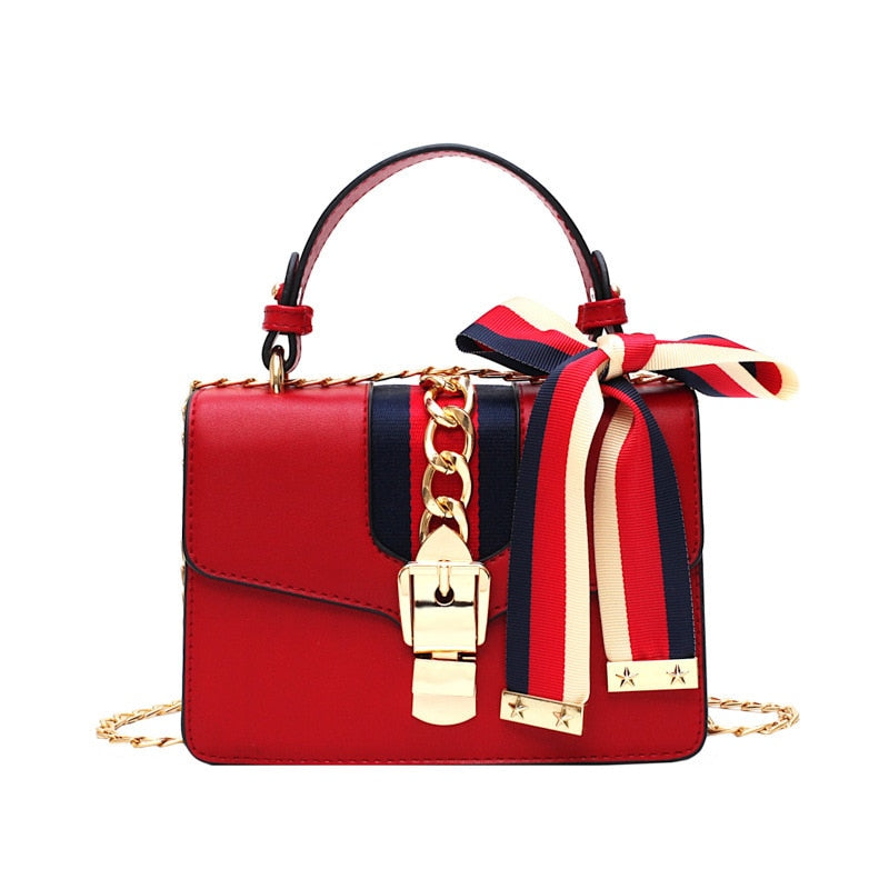 Korean Style Square Chain Shoulder Handbag for Women | ULZZANG BELLA