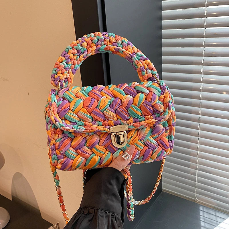 Solène Braided Tassel Shoulder Bag | ULZZANG BELLA