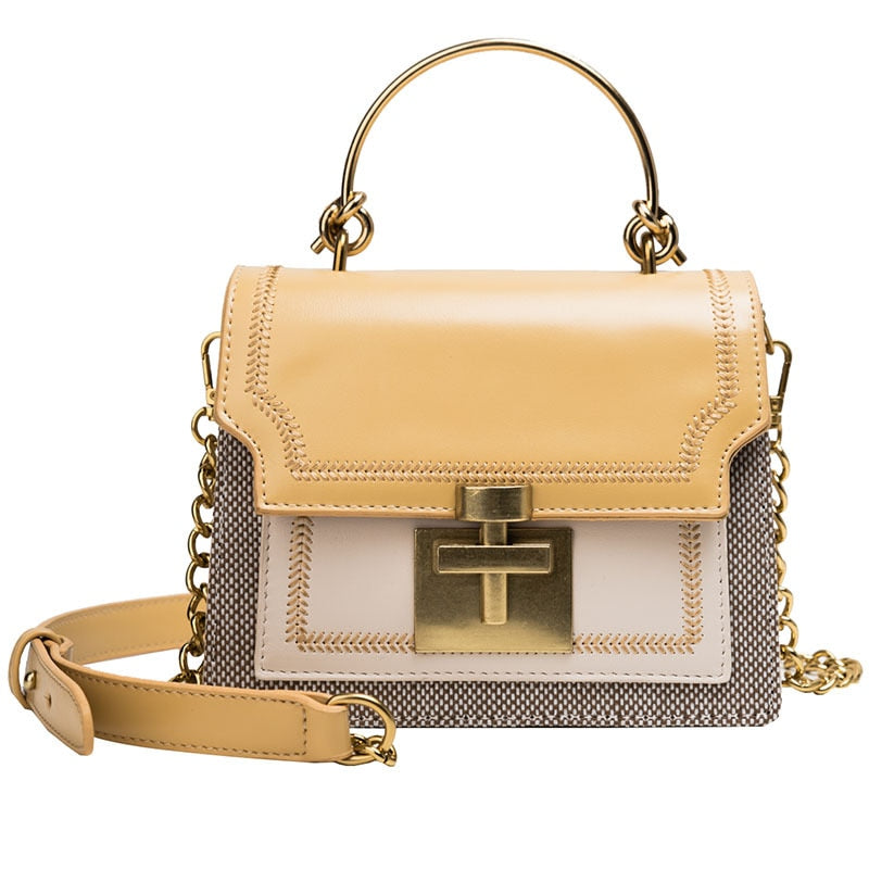 Luxe Crossbody PU Leather Messenger Handbag for Women | ULZZANG BELLA