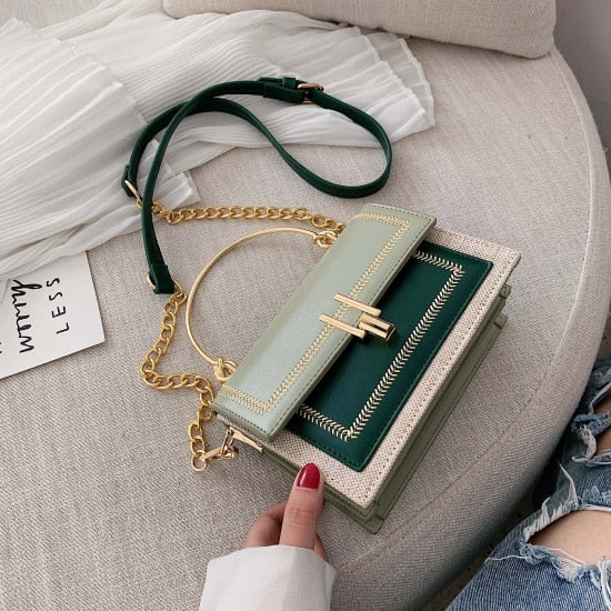 Elegant Chic Chain Crossbody Messenger Handbag for Women | ULZZANG BELLA