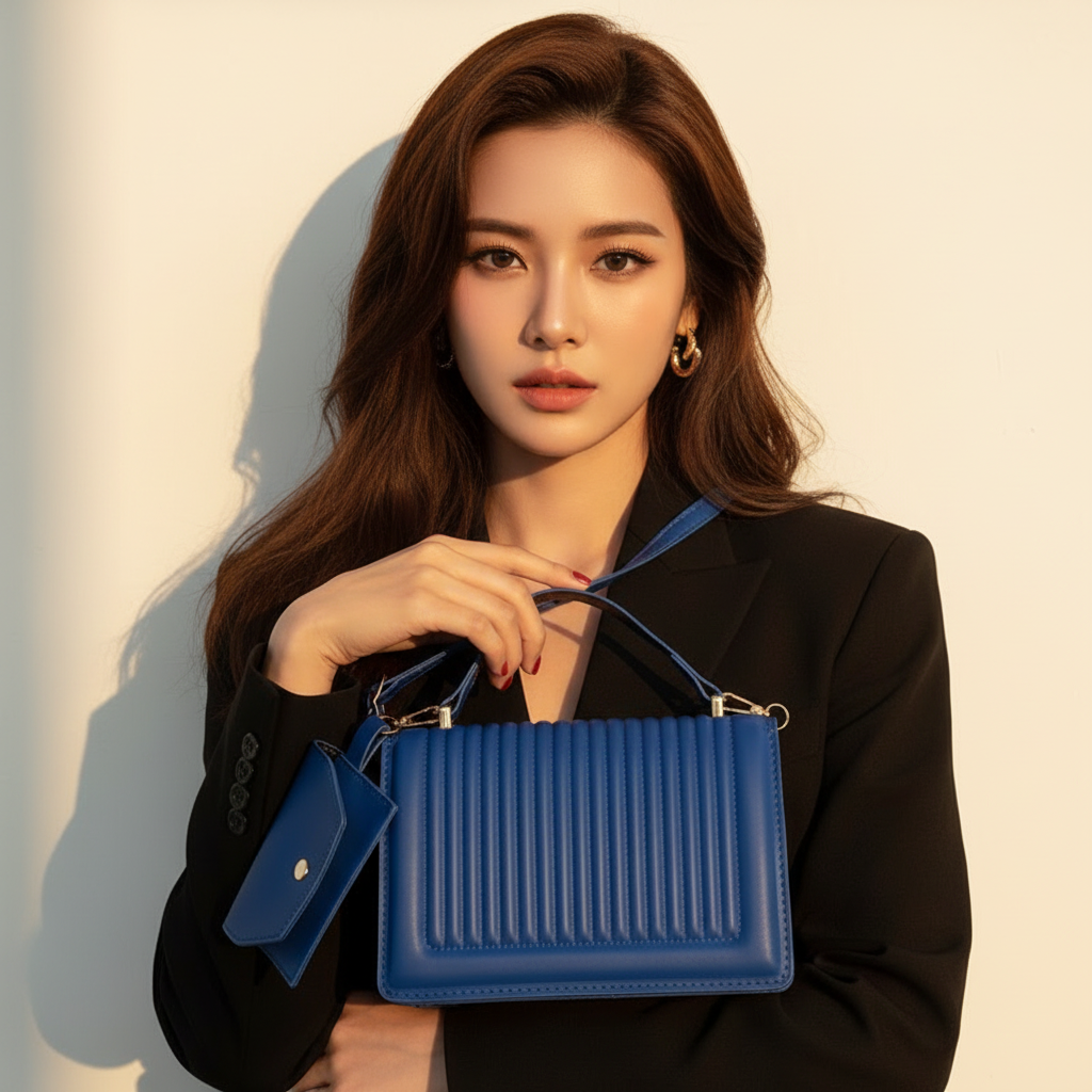 ULZZANG BELLA Elegant Square Handbag | Luxe PU Craftsmanship
