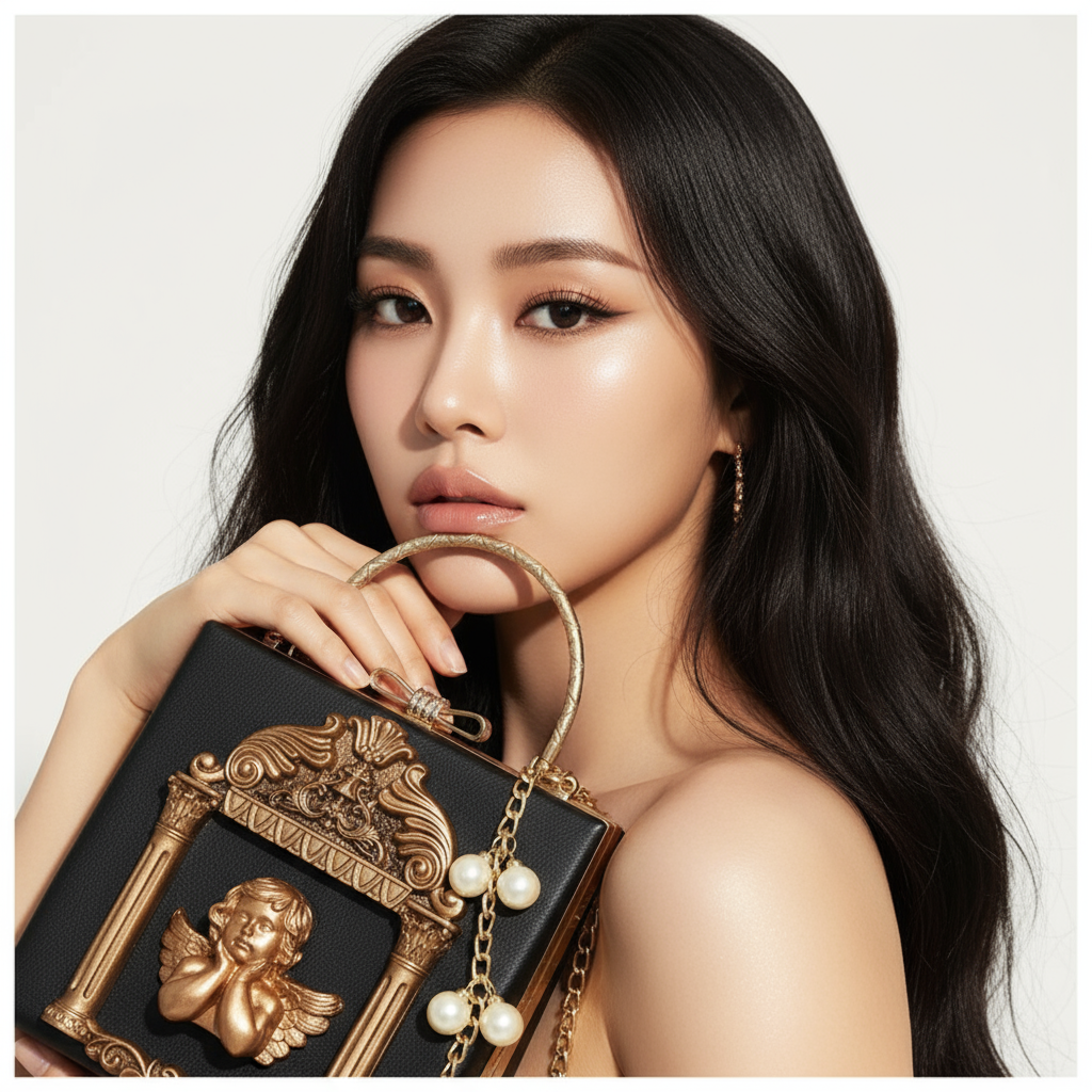 Borsa a tracolla con angelo, squisita eleganza divina per donna | ULZZANG BELLA