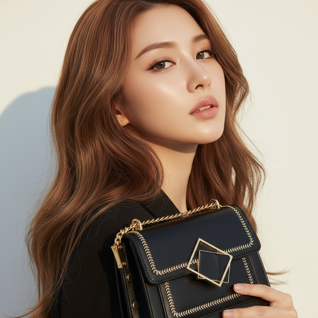 Borsa a tracolla europea Mini Bucket Messenger per l'elegante | ULZZANG BELLA