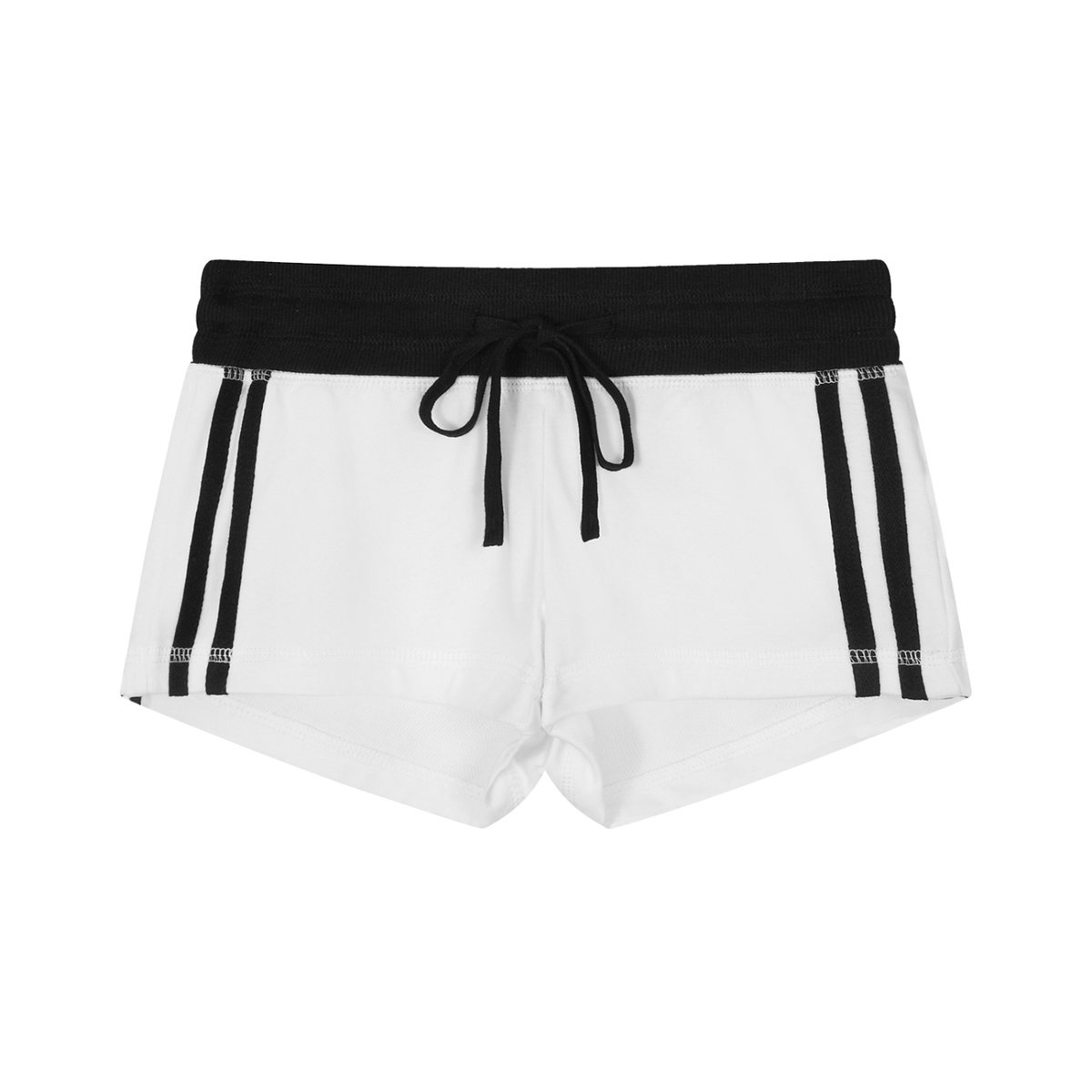 Retro Double-Stripe Track Shorts | ULZZANG BELLA