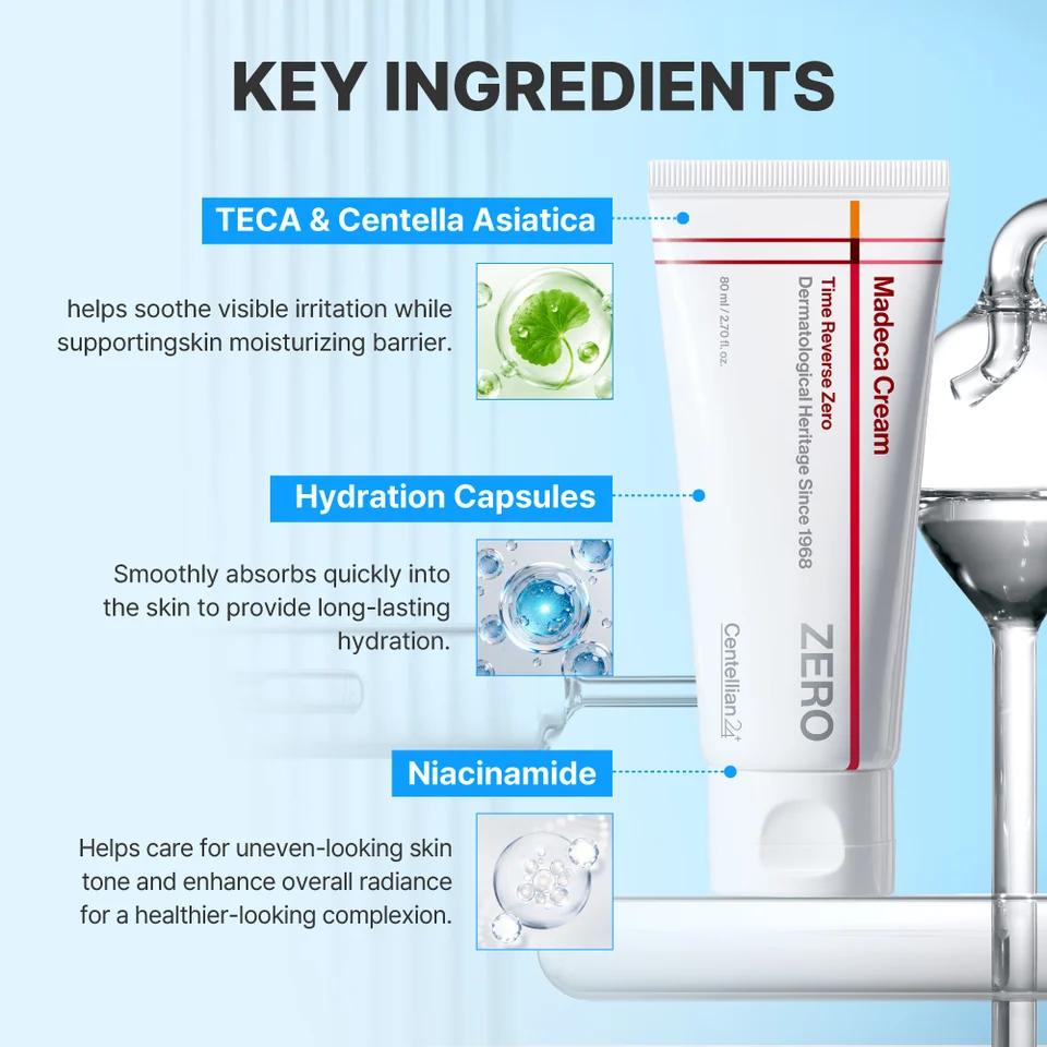 Madeca Cream Time Reverse Zero 80ml*2ea | Centellian24