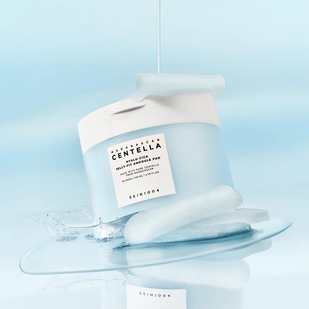Madagascar Centella Hyalu-Cica Jelly-Fit Ampoule Pad 60pads | SKIN1004
