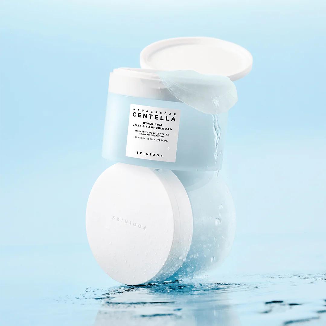 Madagascar Centella Hyalu-Cica Jelly-Fit Ampoule Pad 60pads | SKIN1004