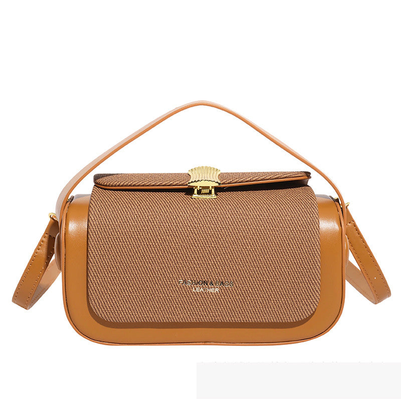 Elegant Minimalist Luxury Small Square Crossbody Bag | ULZZANG BELLA