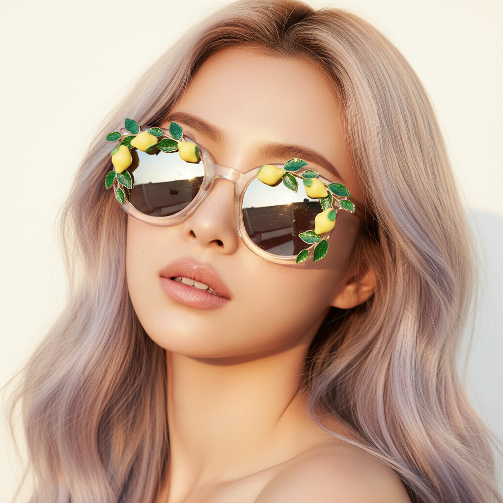 Experience the exquisite craftsmanship of athé's Lemon Blossom Elegance Collection, where luxurious jewelry and sunglasses from South Korea elevate your style with sophistication.