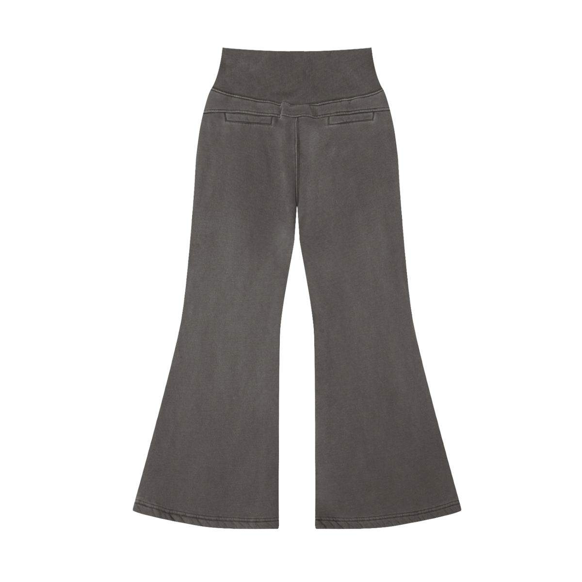 Vintage Wash Flared Fleece Workout Pants | ULZZANG BELLA