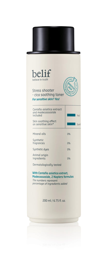 Stress shooter Cica Soothing Toner 200ml | belif