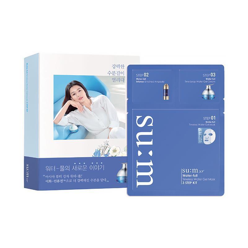 Water-full Timeless Water Gel Mask 3 Step 10pcs | su:m37