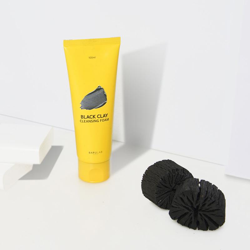 BLACK CLAY  CLEANSING FOAM 100ml | Barulab
