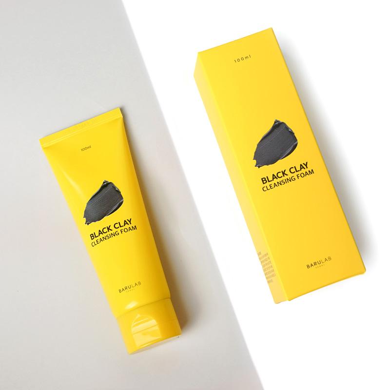 BLACK CLAY  CLEANSING FOAM 100ml | Barulab