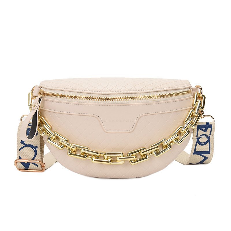 Luxury Women's Fanny Pack with Thick Chain Detail | ULZZANG BELLA