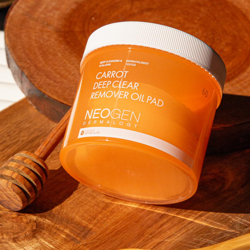 Dermalogy Carrot Deep Clear Oil Pad 150ml (60 Pads) | NEOGEN