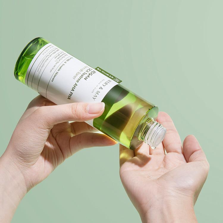 Vegan CICA Tea Tree AHA PHA Blemish Toner - 200ml | Mary&May