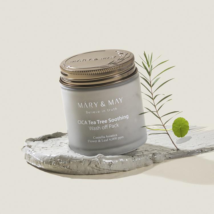 CICA TeaTree Soothing Wash off Pack 125g | Mary&May