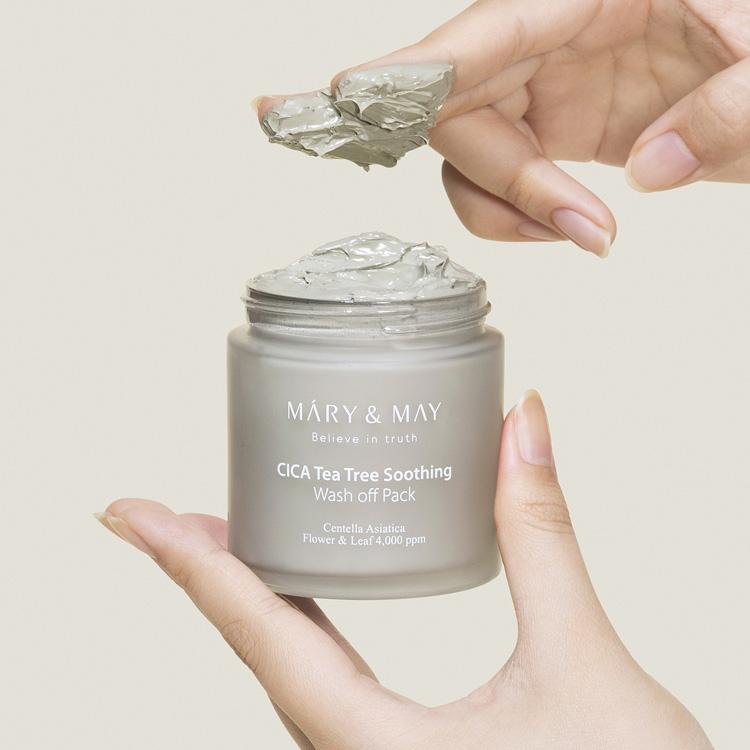 CICA TeaTree Soothing Wash off Pack 125g | Mary&May