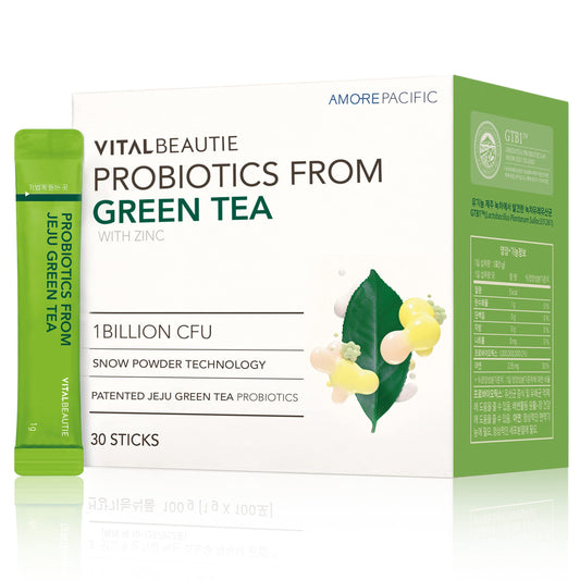 Green Tea Probiotics for Radiant Wellness - 60 Sticks | Vital Beautie