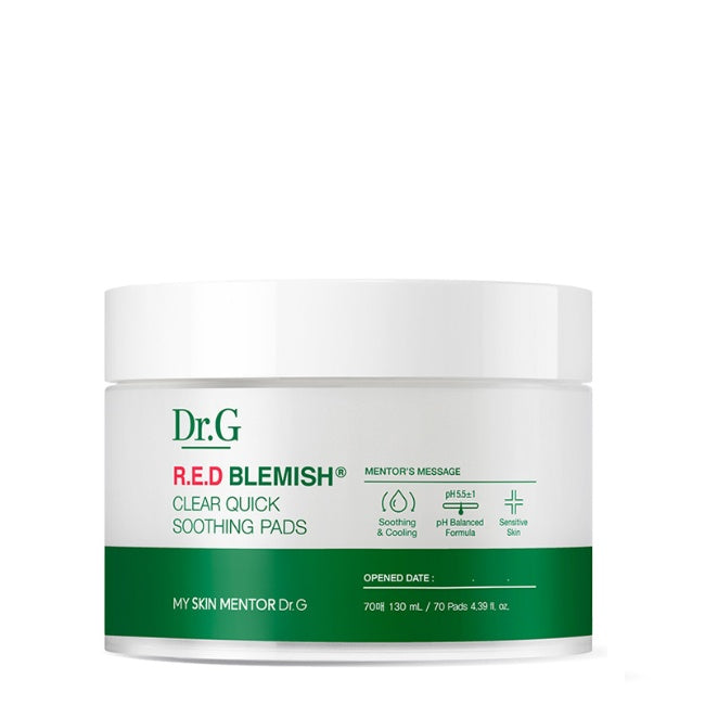 Revitalising Red Blemish Clear Soothing Pads (70ea) | Dr.G