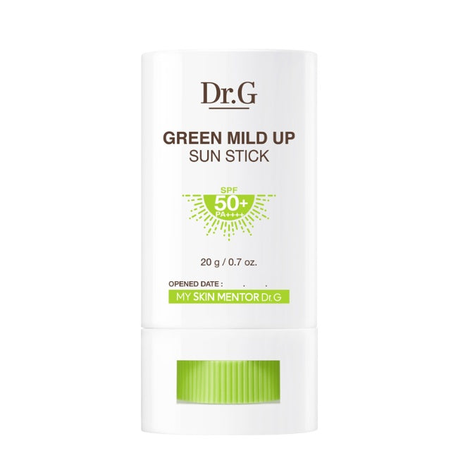Green Mild Up Mineral Sun Shield Stick - Gentle Protection & Nourishment (20g) | Dr.G
