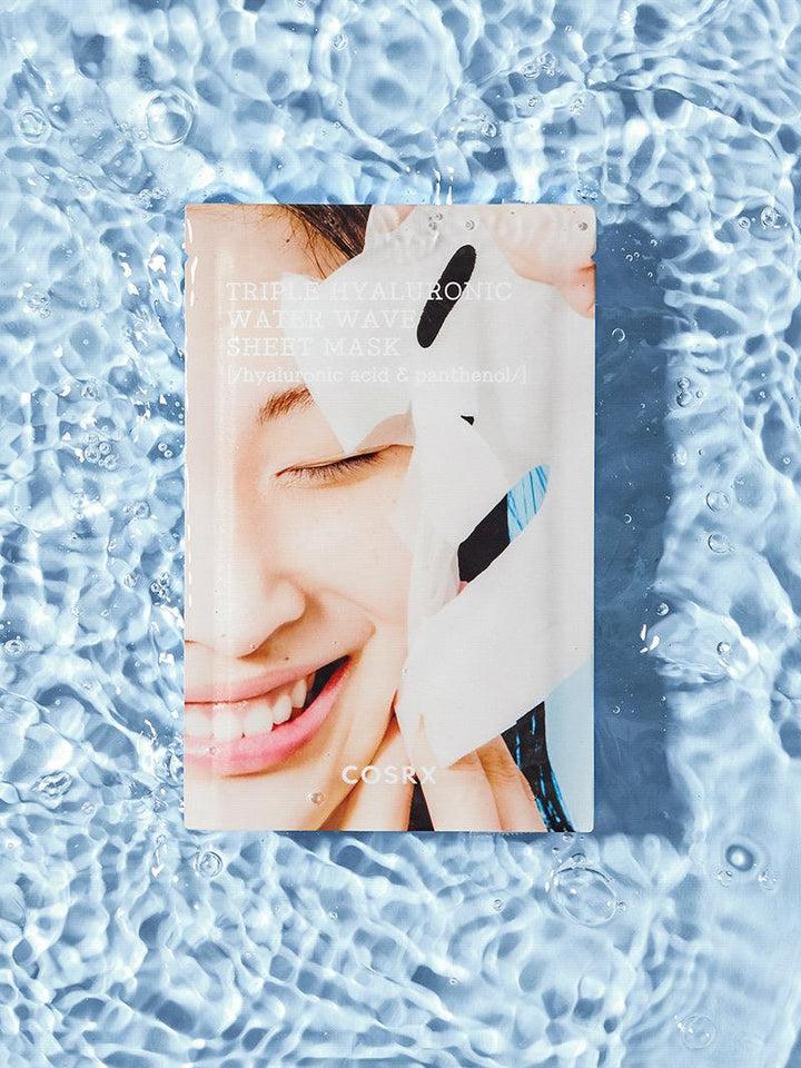 HYDRIUM TRIPLE HYALURONIC WATER WAVE SHEET MASK 1ea 20g | COSRX