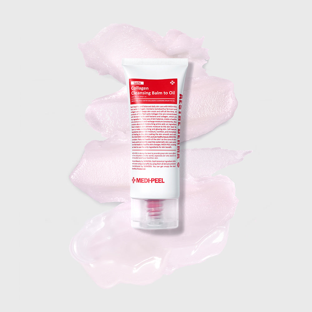 Red Lacto Collagen Cleansing Balm To Oil 100g | MEDI-PEEL