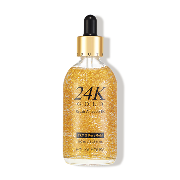 24K Pure Gold & Caviar Repair Ampoule | HOLIKA HOLIKA