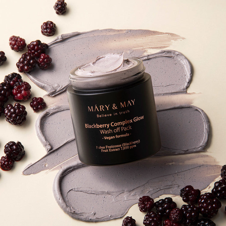 Blackberry Complex Glow Wash off Pack 125g | Mary&May