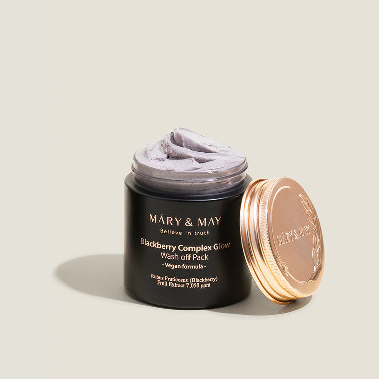 Blackberry Complex Glow Wash off Pack 125g | Mary&May