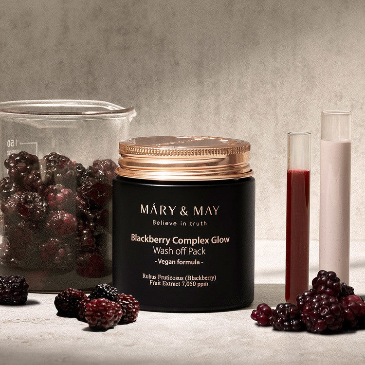 Blackberry Complex Glow Wash off Pack 125g | Mary&May