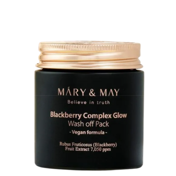 Blackberry Complex Glow Wash off Pack 125g | Mary&May