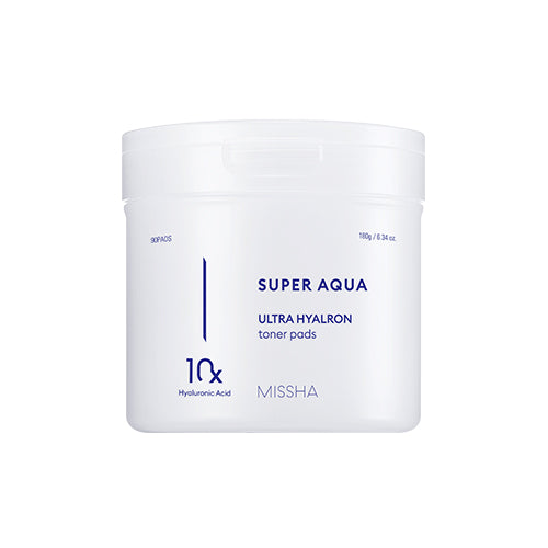 Super Aqua Ultra Hyalron Toner Pads 180g/ 90pcs | MISSHA