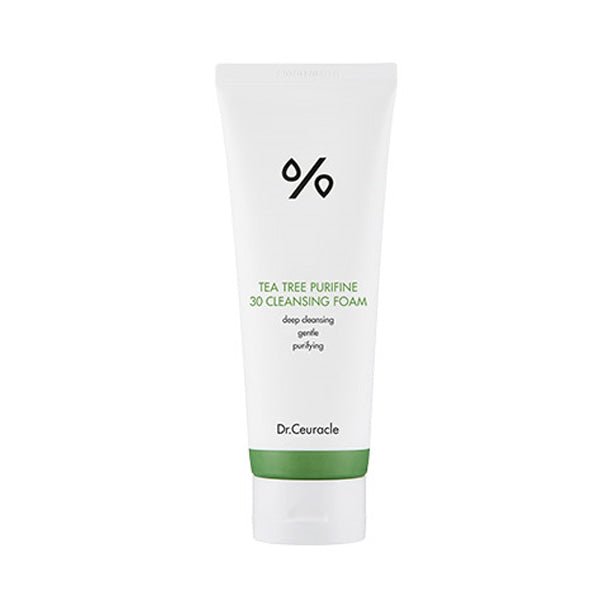 Discover the luxurious Dr. Ceuracle Tea Tree Purifine Cleansing Foam, expertly crafted in South Korea with 30% tea tree extract for a rejuvenating cleanse that elevates your skincare ritual.