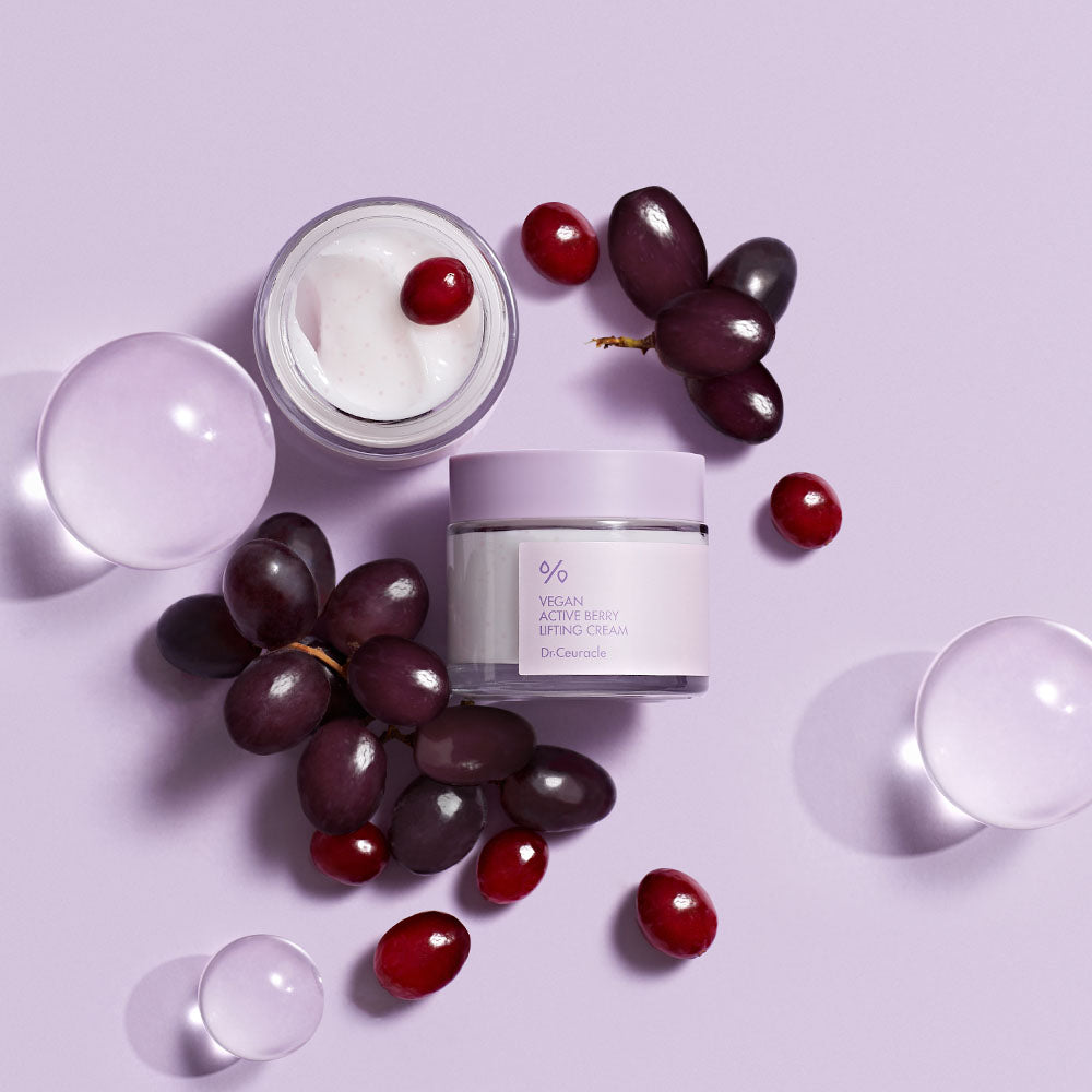 Vegan Active Berry Lifting Cream for Youthful Radiance | Dr. Ceuracle
