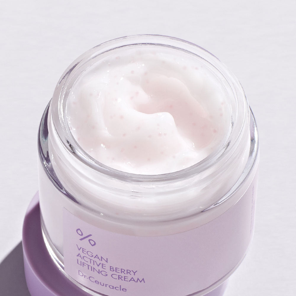 Vegan Active Berry Lifting Cream for Youthful Radiance | Dr. Ceuracle