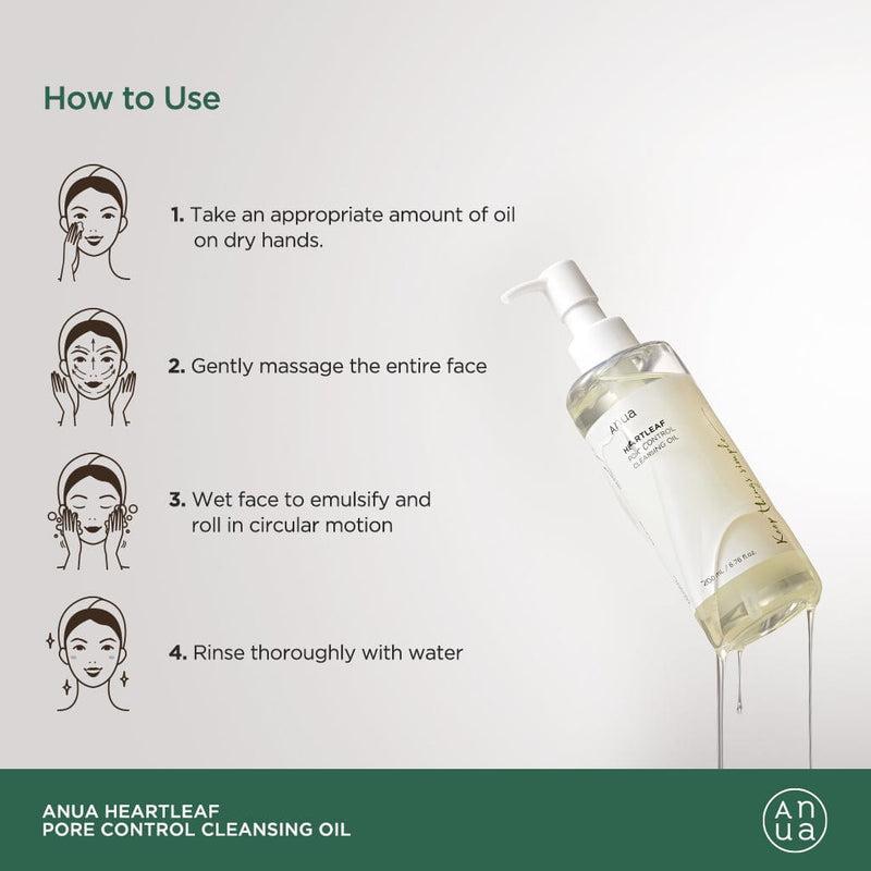 HEARTLEAF PORE CONTROL CLEANSING OIL 200ml | Anua