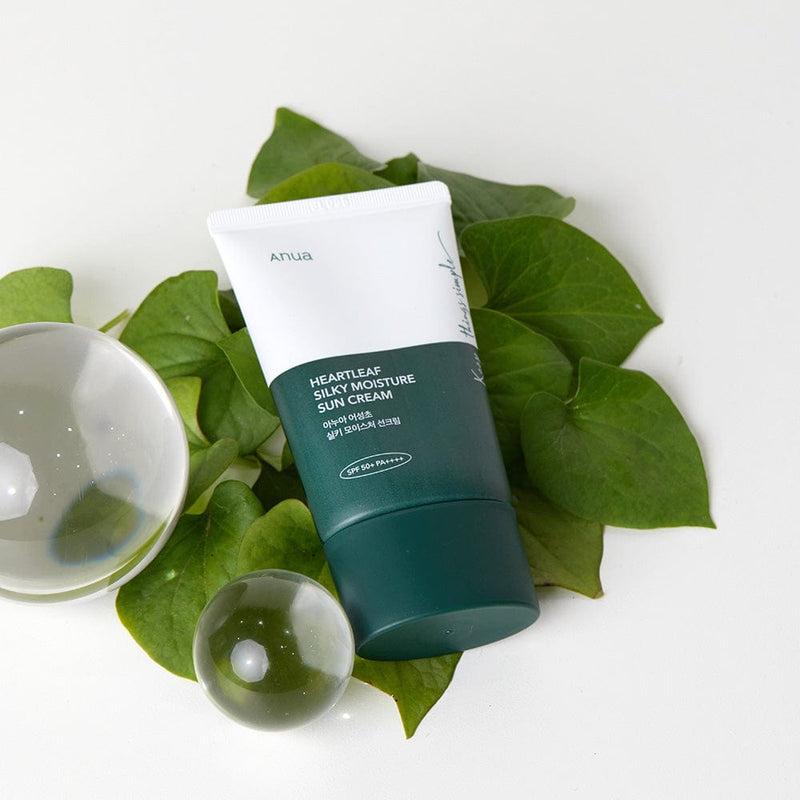 HEARTLEAF SILKY MOISTURE SUNSCREEN 50ml | Anua
