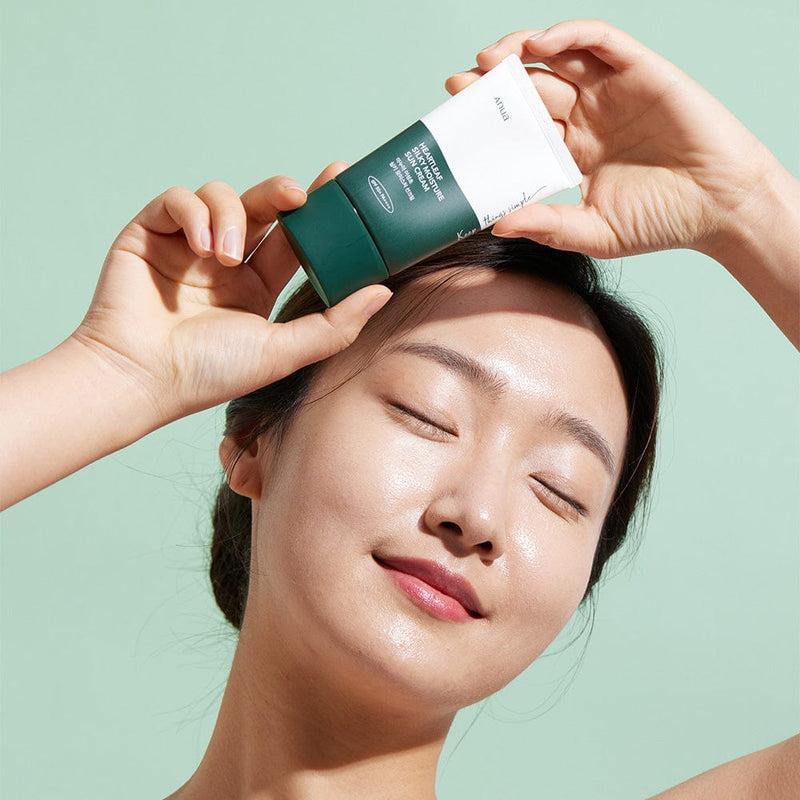 HEARTLEAF SILKY MOISTURE SUNSCREEN 50ml | Anua