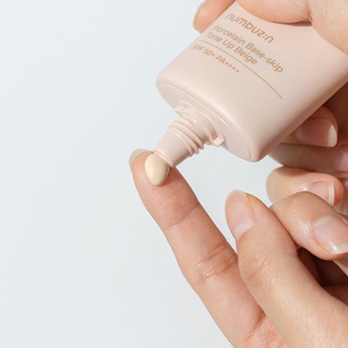 No.3 Porcelain Base-skip Tone Up Beige 50ml | Numbuzin