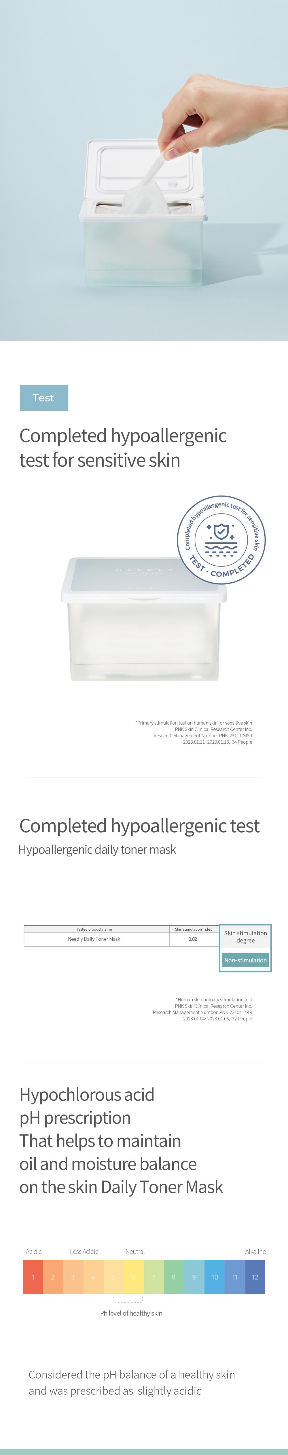 Daily Toner Mask Pack 30 Sheets | NEEDLY
