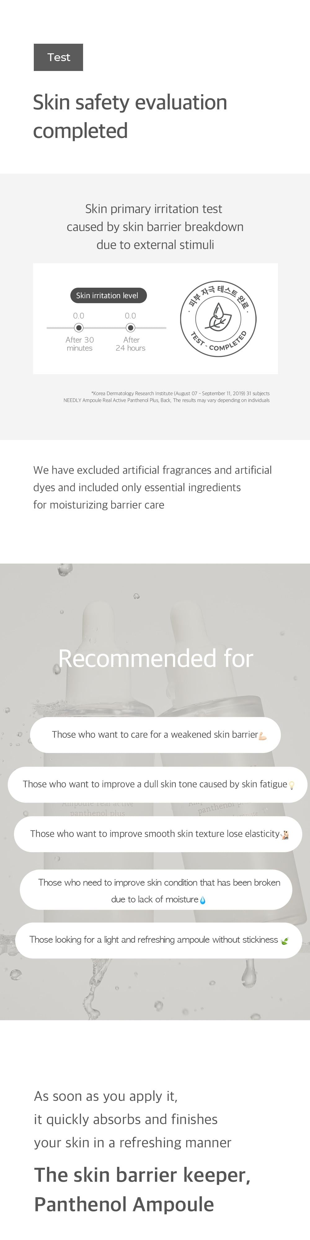 Ampoule real active panthenol plus 50ml | NEEDLY