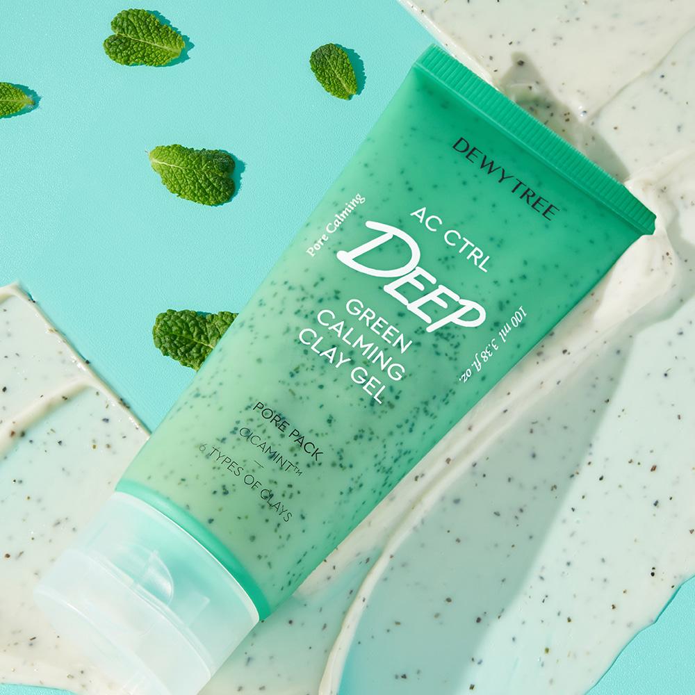AC CTRL DEEP GREEN CALMING CLAY GEL PORE PACK 100ml | DEWYTREE