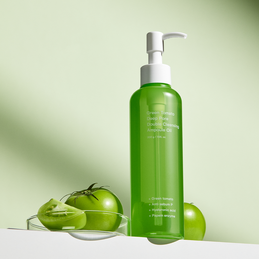 Green Tomato Deep Pore Double Cleansing Ampoule Oil 200g | Sungboon Editor