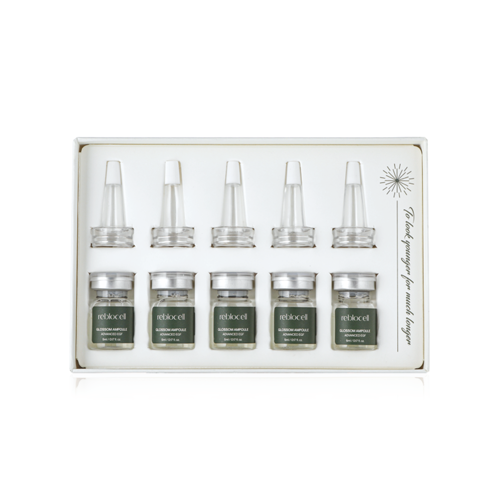 Glossom Ampoule EGF 4ppm 5ml x 5 | Reblocell