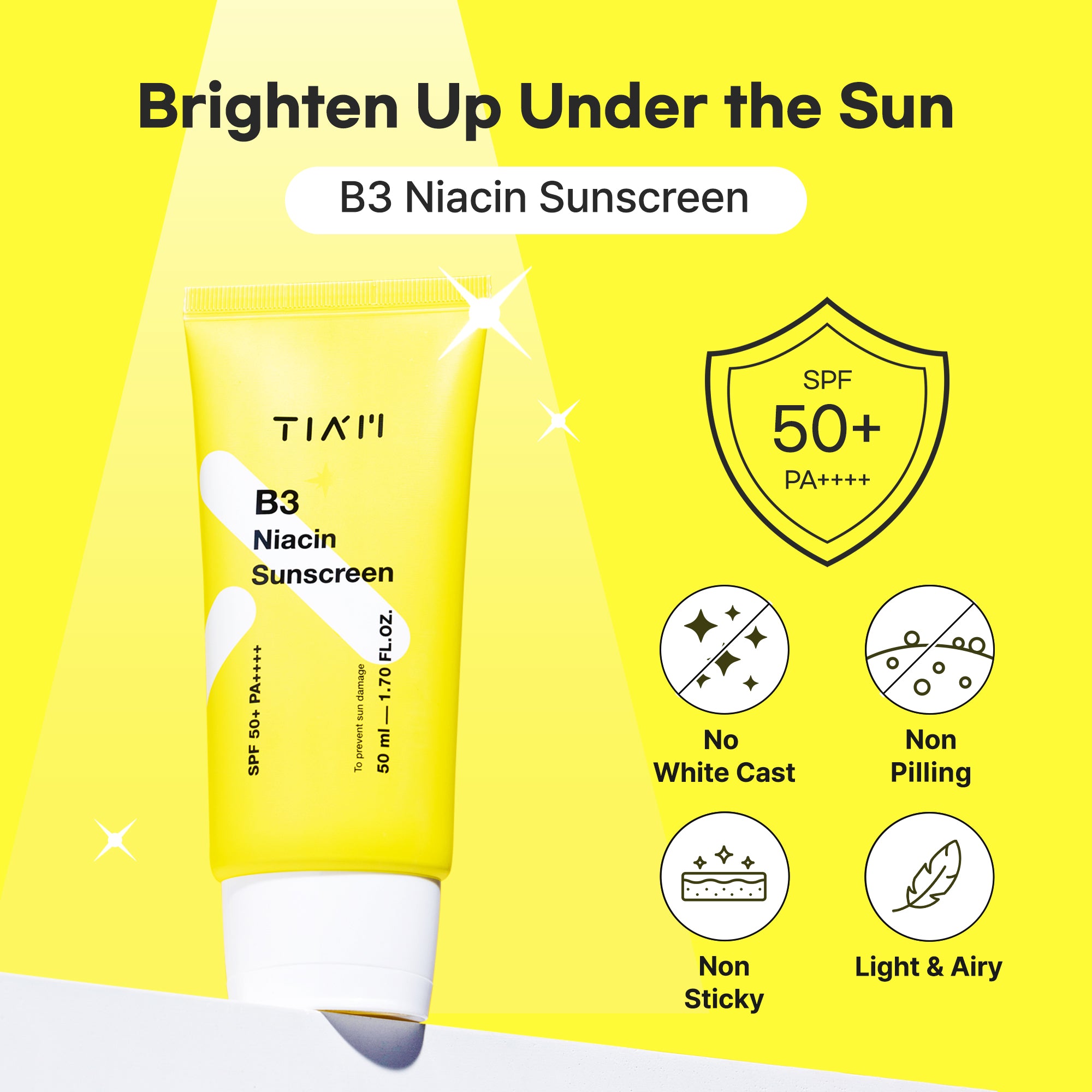 B3 Niacin Sunscreen 50ml | TIA’M