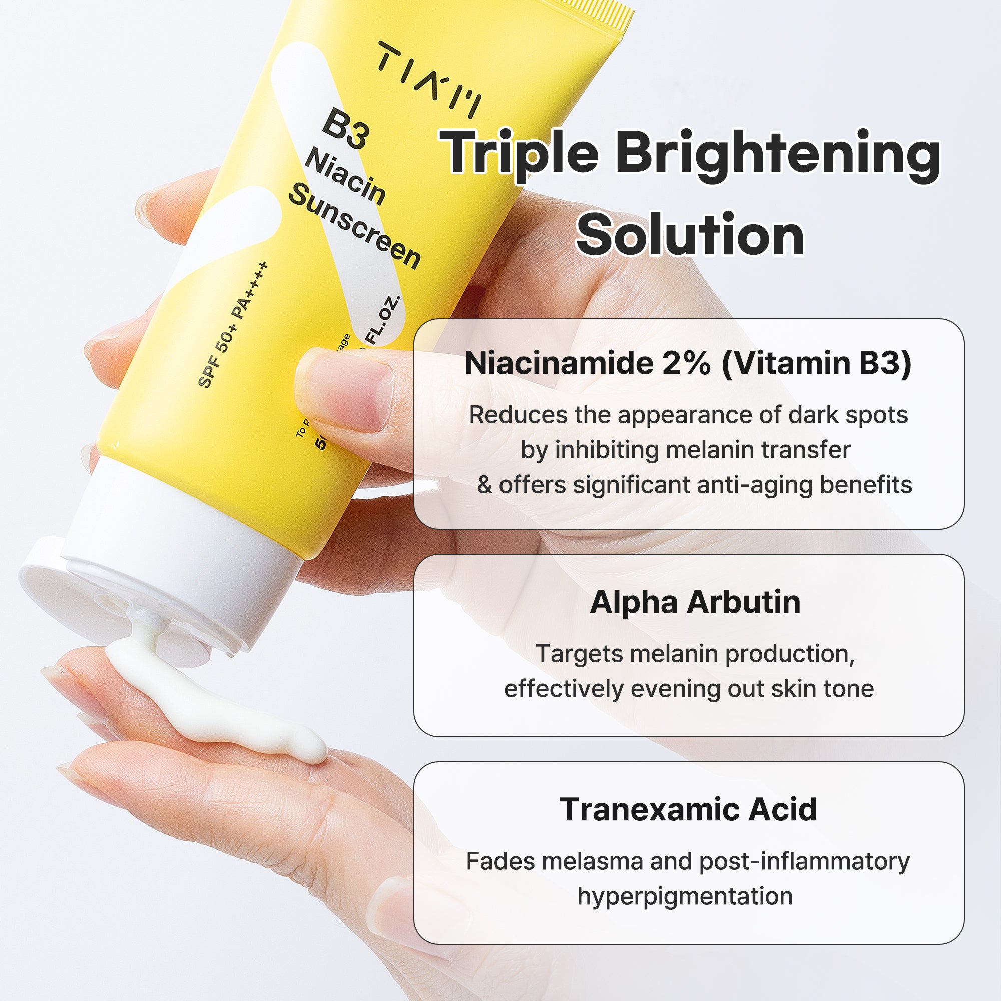 B3 Niacin Sunscreen 50ml | TIA’M