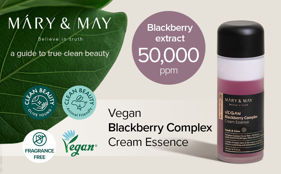 Vegan Blackberry Complex Cream Essence 30ml [Miniature] | Mary&May
